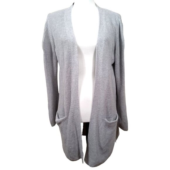 Old Navy Womens Gray Long Knit Sweater Size Extra Small - Picture 1 of 6